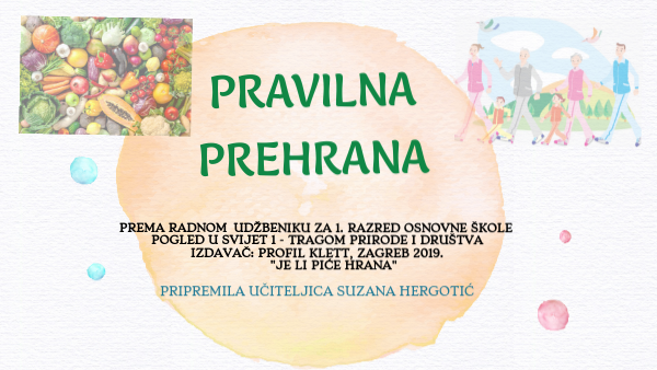 PRAVILNA PREHRANA | Genially
