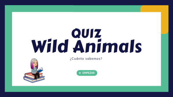 Quizz wild animals | Genially