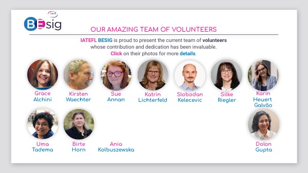 IATEFL BESIG Volunteers | Genially