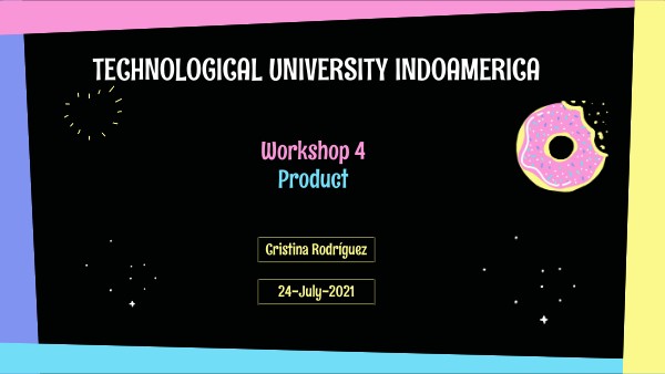 Workshop 4: Product - RODRIGUEZ