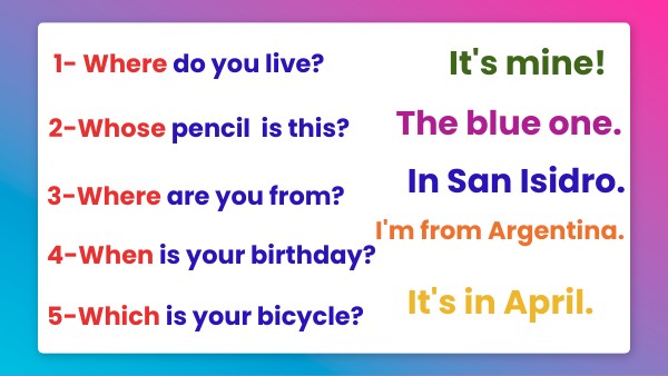 Questions and answers