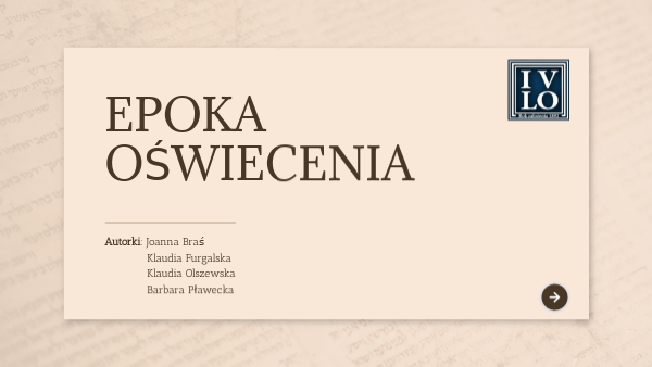 epoka oświecenia