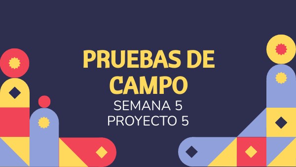 SEMANA 5 PROYECTO 5 | Genially