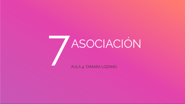 ASOCIACIÓN