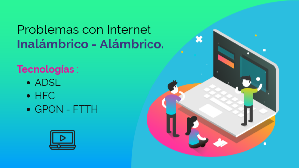 PROBLEMAS CON INTERNET ADSL HFC GPON | Genially