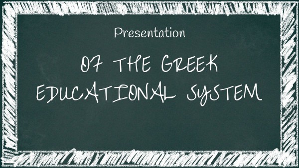 GREEK EDUCATION SYSTEM | Genially