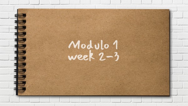 MODULE 1 WEEK 2
