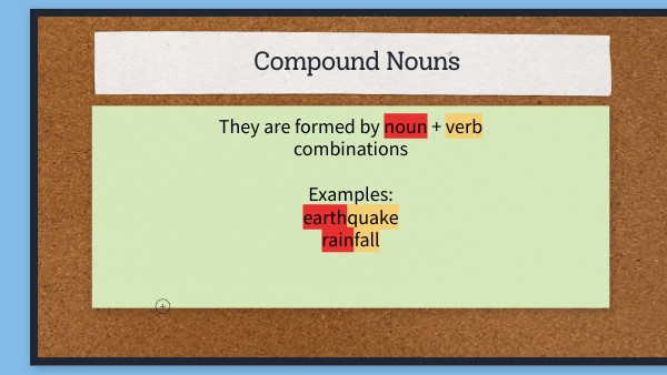 Unit 15-Compound nouns | Genially