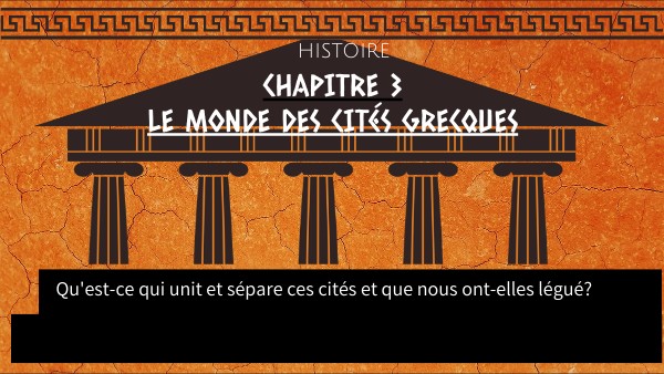 chapitre 3 le monde des cités grecques