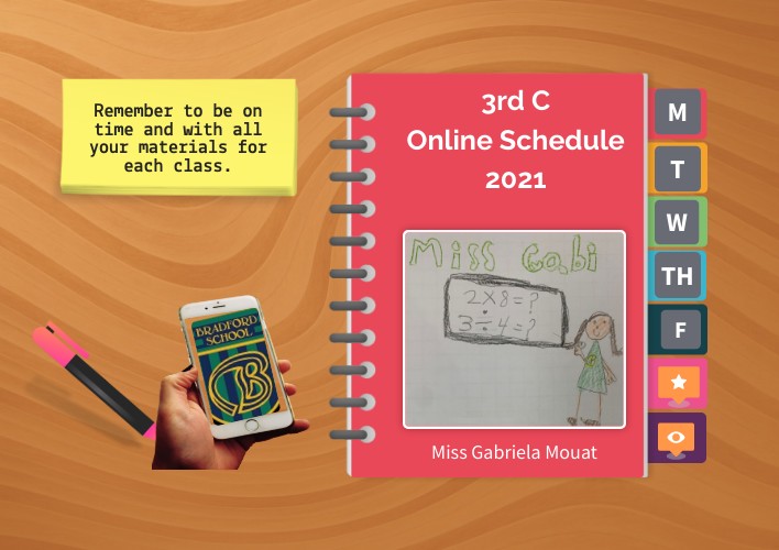 Online Schedule 3rdC 2021 | Genially