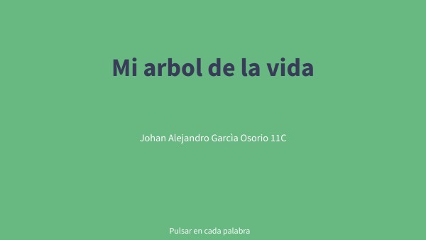 El arbol de mi vida
