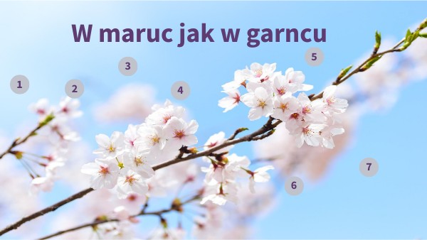 W marcu jak w garncu