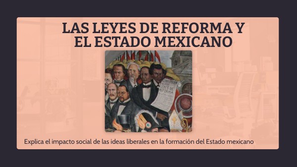 Las Leyes de Reforma