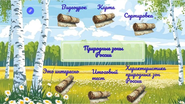 Плакат Природные зоны России