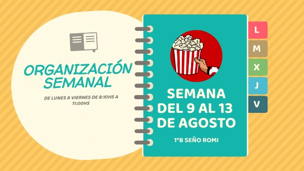 AGENDA SEMANAL 1B | Genially