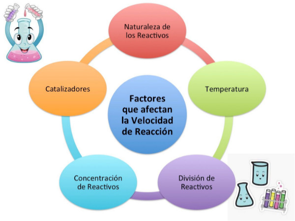 Factores que afectan la velocidad de reacción