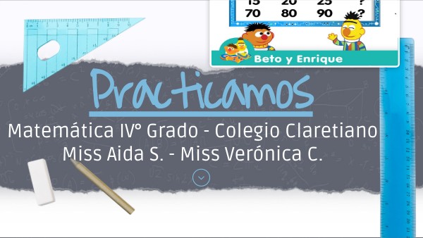 Practicamos - Semana 8 - Matemática | Genially