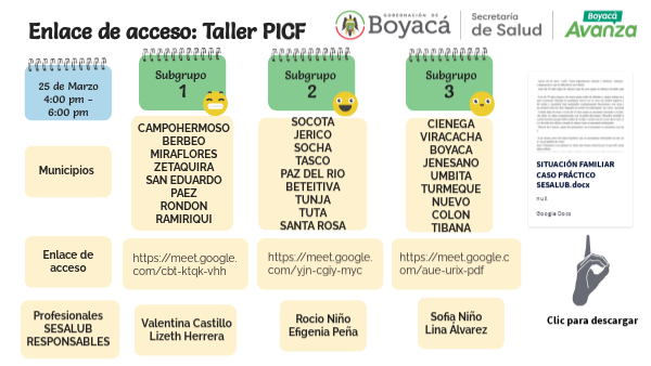 ENLACE DE ACCESO TALLER PICF GRUPO 2