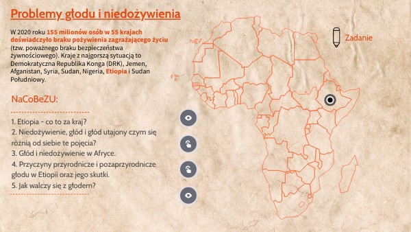 Kartkówka Etiopia I Kenia Klasa 8 ETIOPIA