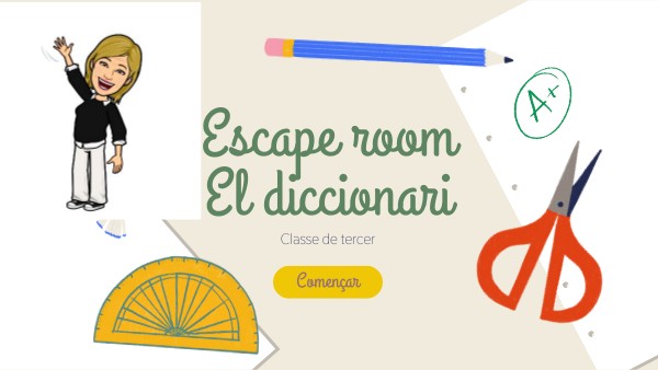 escape room el diccionari | Genially
