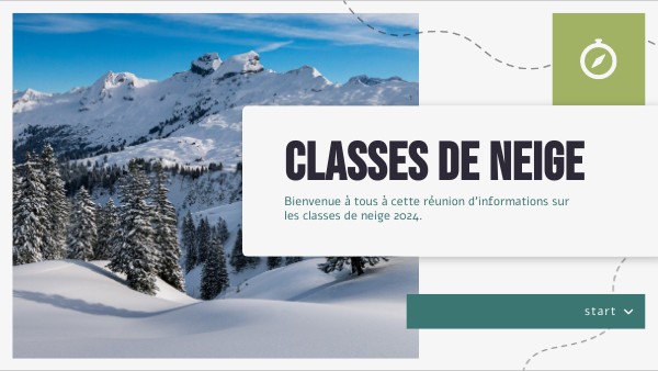 Classes de neige 2024