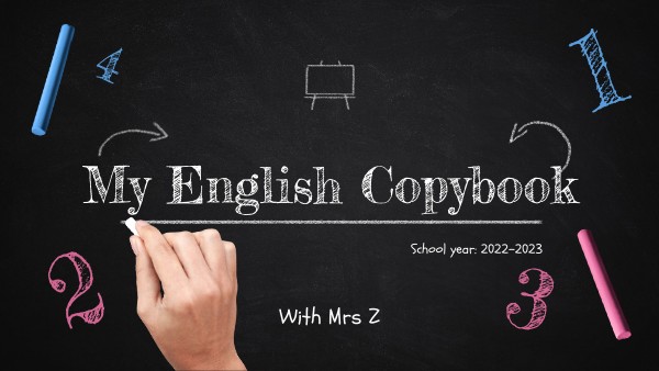 My English Copybook Page Garde 600 LVB: My English Copybook COMPLETE | Genially