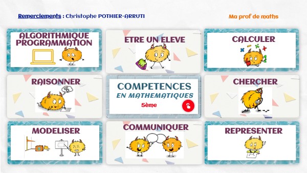 5_COMPETENCES MATHS | Genially