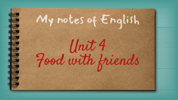 unit 4 food with friends | Genially