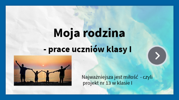 Moja rodzina klasa I