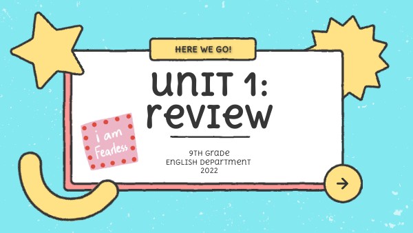 UNIT 1. LESSON N°5. 9TH GRADE | Genially
