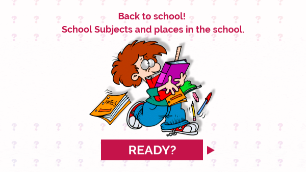 School subjects and places quiz | Genially