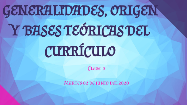 Clase virtual 3 | Genially