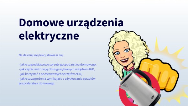 Sprawdzian Technika Klasa 6 Domowe Urządzenia Elektryczne
