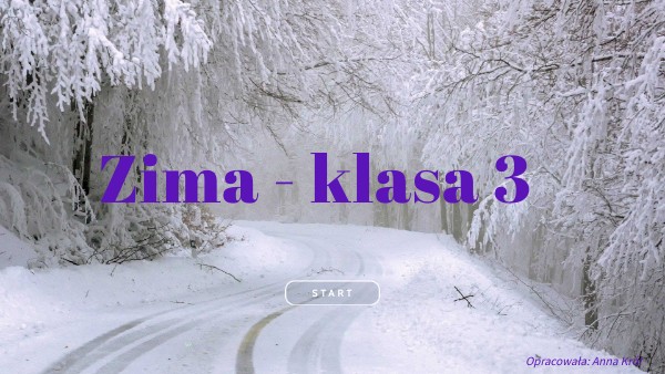 Zima-klasa 3 | Genially