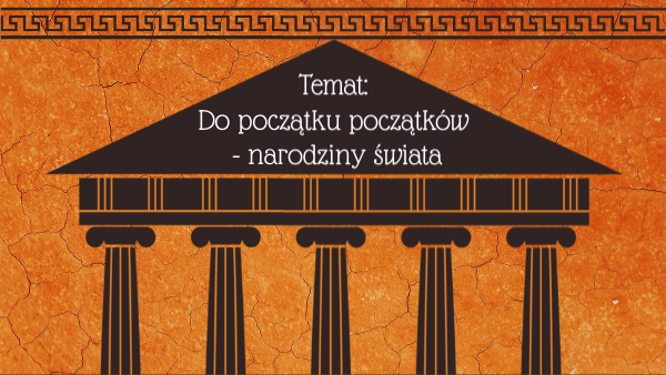 Mit O Powstaniu Człowieka Streszczenie Mit o powstaniu świata