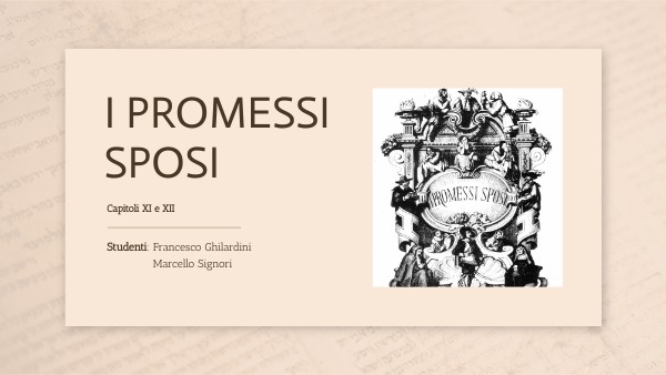 "I Promessi Sposi" capitoli XI e XII | Genially