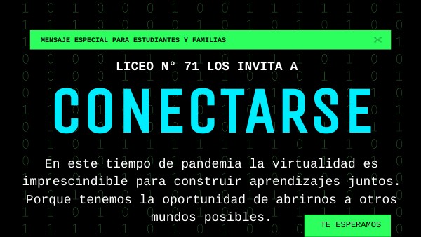 Conectate | Genially