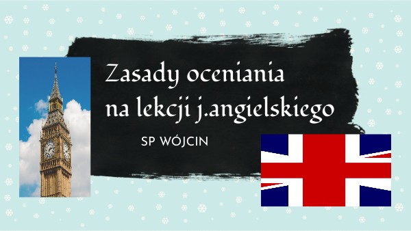 ZASADY OCENIANIA Z J.ANGIELSKIEGO | Genially
