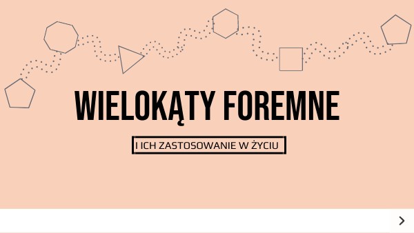 wielokąty foremne | Genially