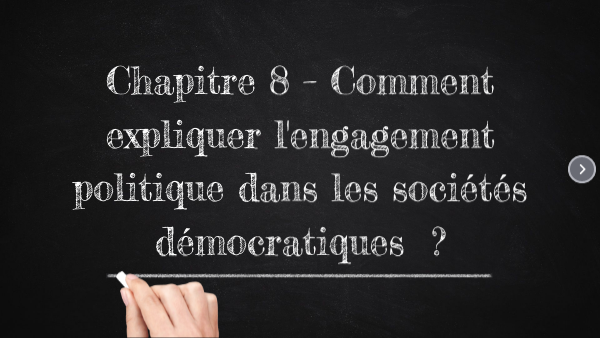 Chapitre 8 Engagement politique