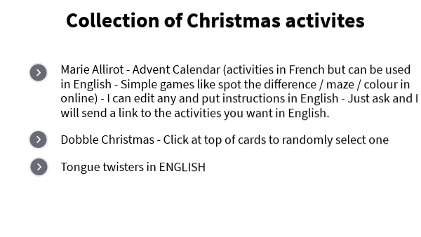 Christmas activities | Genially