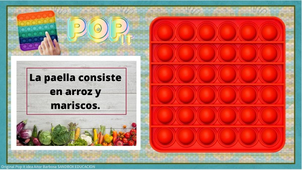 Pop it food