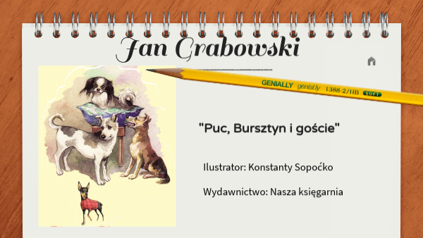 Opis Psa Puca Z Lektury Puc Bursztyn Goście Puc, Bursztyn i goście | Genially