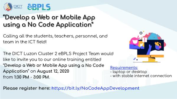 Develop a Web or Mobile App using a No Code Application | Genially