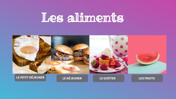 Les aliments