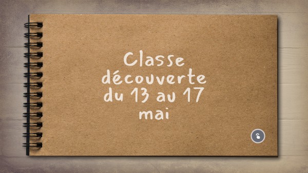 classe découverte MA
