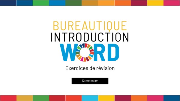 Word - Introduction - Partie 1 | Genially