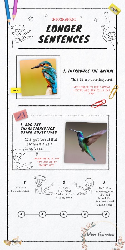 Creating sentences