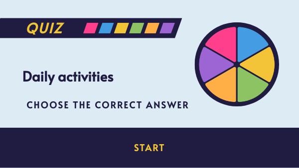 Daily routine verbs