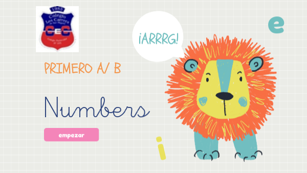1° BÁSICO CLASE NUMBERS 24 DE MARZO | Genially